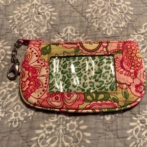Vera Bradley ID Wallet Petal Pink
